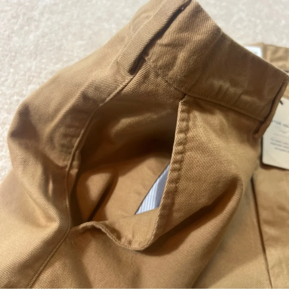 Peter Millar Mens Shorts Casual Chino Khaki Flat Front Size 36 - Picture 4 of 7